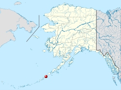 Sedanka Island on the map.