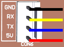 Nextion 3.5 inch Touch Display to RMSv2 board wiring diagram